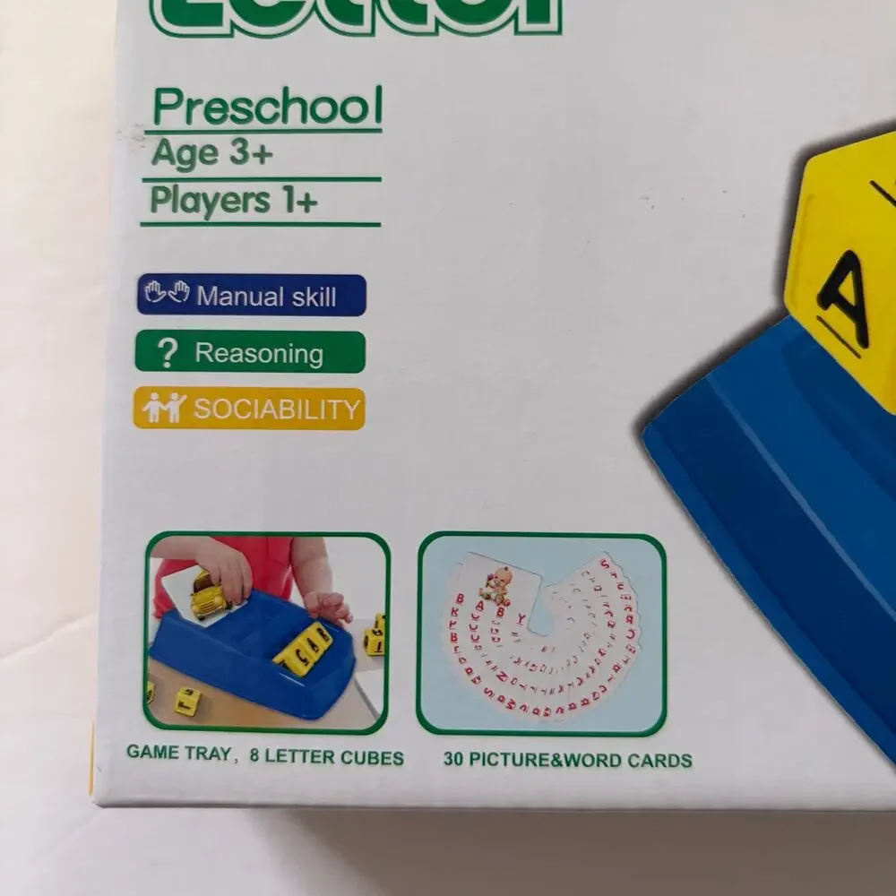 Let's Go | Matching Letter Spelling Toy EUC
